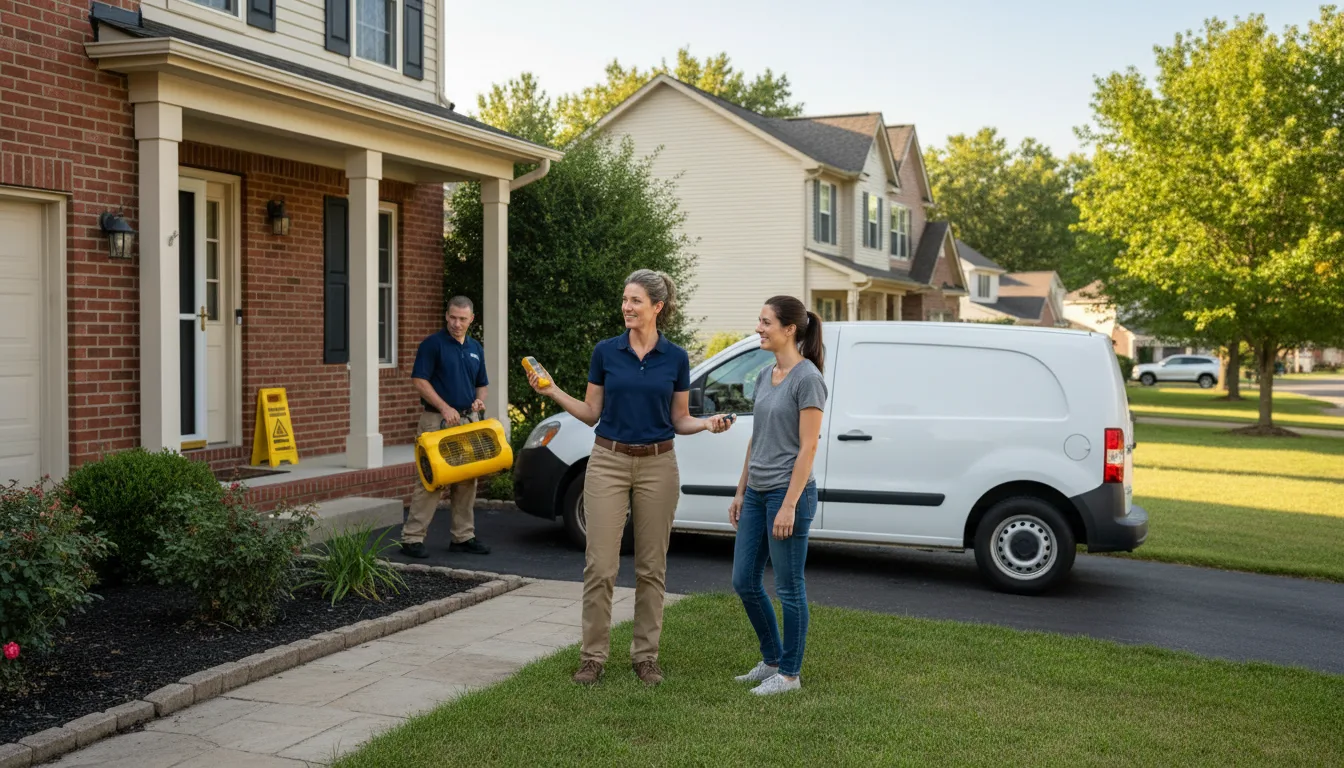 Water restoration image for Fire And Smoke Damage Restoration in Franklin, WV
